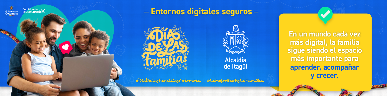 Día de las familias - Entornos digitales seguros - En un mundo cada vez más digital, la familia sigue siendo el espacio más importante para aprender, acompañar y crecer